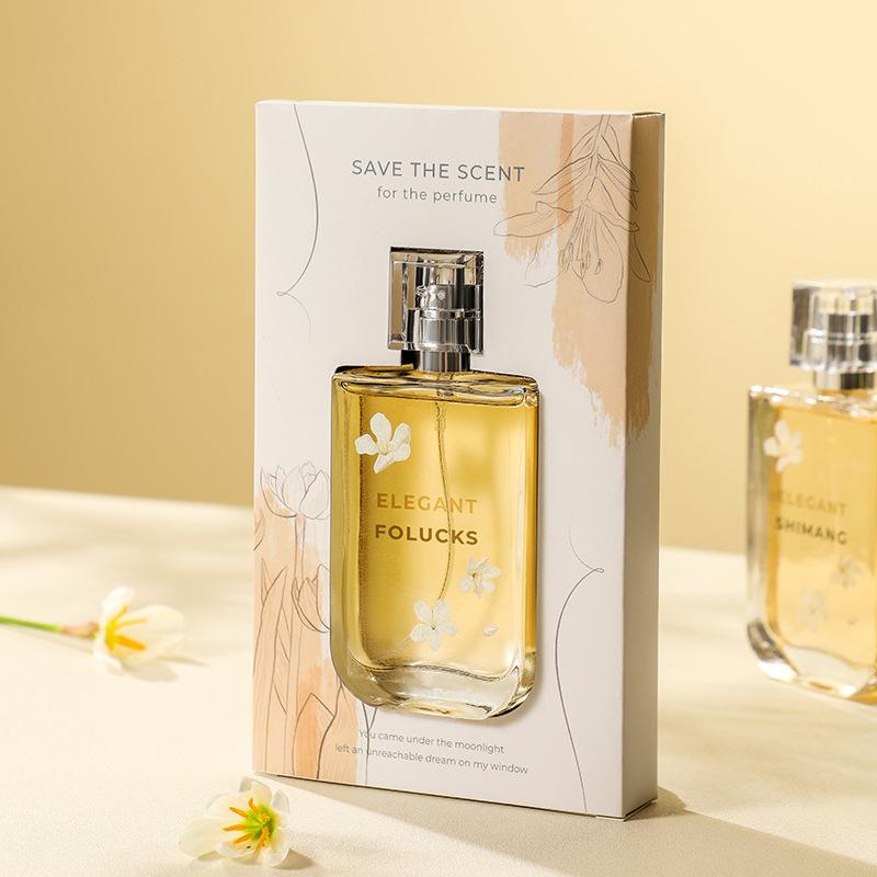 Yihe Flower Language Women's Perfume Gift Box Packaging Flower Fragrance Vietnamese Niche Perfume Lasting Light Fragrance Perfume