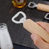 Di Ruien Öppnare för ölflaskor med trähandtag - Set om 4