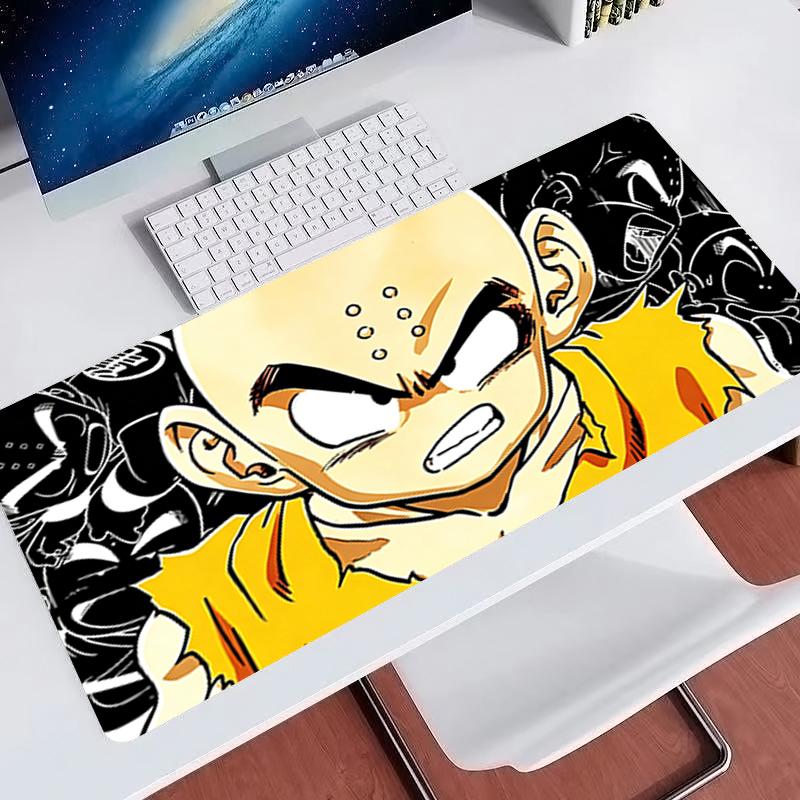 Mouse Pad Dragon Ball Krillin Extended Mouse Pad Game Pc Computer Keyboard Desk Mat Dbz Carpet Gaming Accessories Large Mousepad