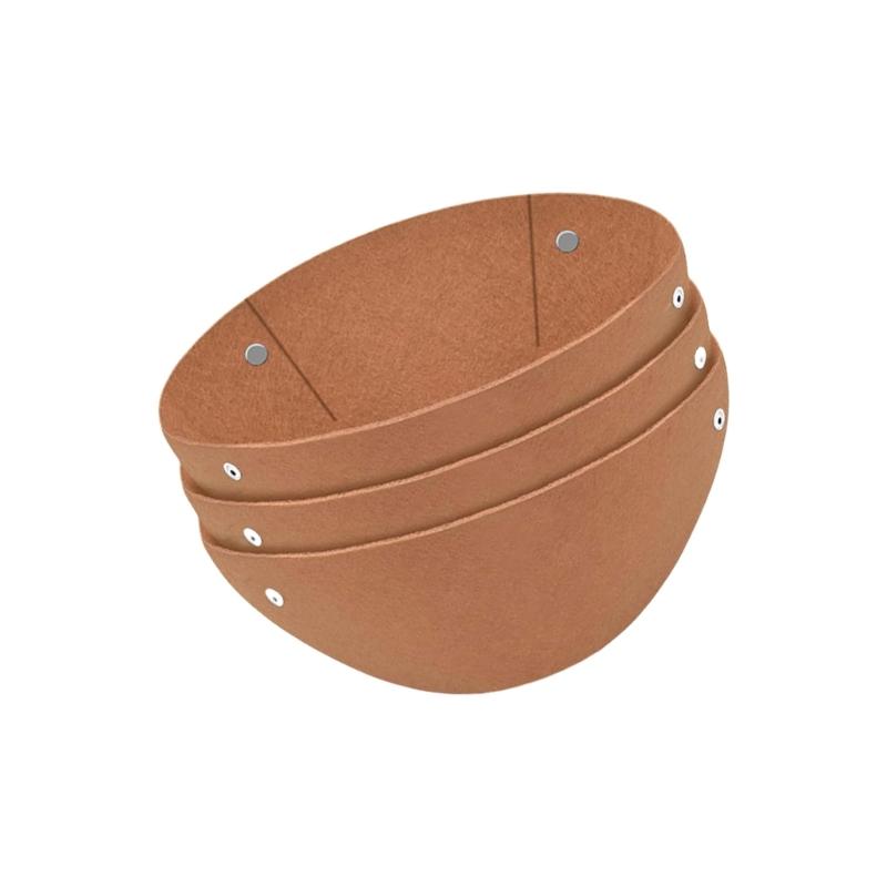 3er-Pack Vogelsichere Hängekorbeinsätze Dickes Filzgewebe Kokoseinsatz-Alternative Verbesserte Luftzirkulation Drainage