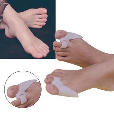 Silicone Bunion Toes Straightener Separator Ease Pain