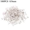 10PCS T-shaped Steel Needle PP Silver Stainless Steel 0.9mm