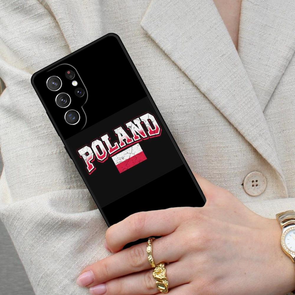 Poland Polish Flag Cell Phone Case for Samsung Galaxy S26 Ultra S25 S24 S23 S22 S21 S20 Note10 Cover Galaxy S24 Ultra