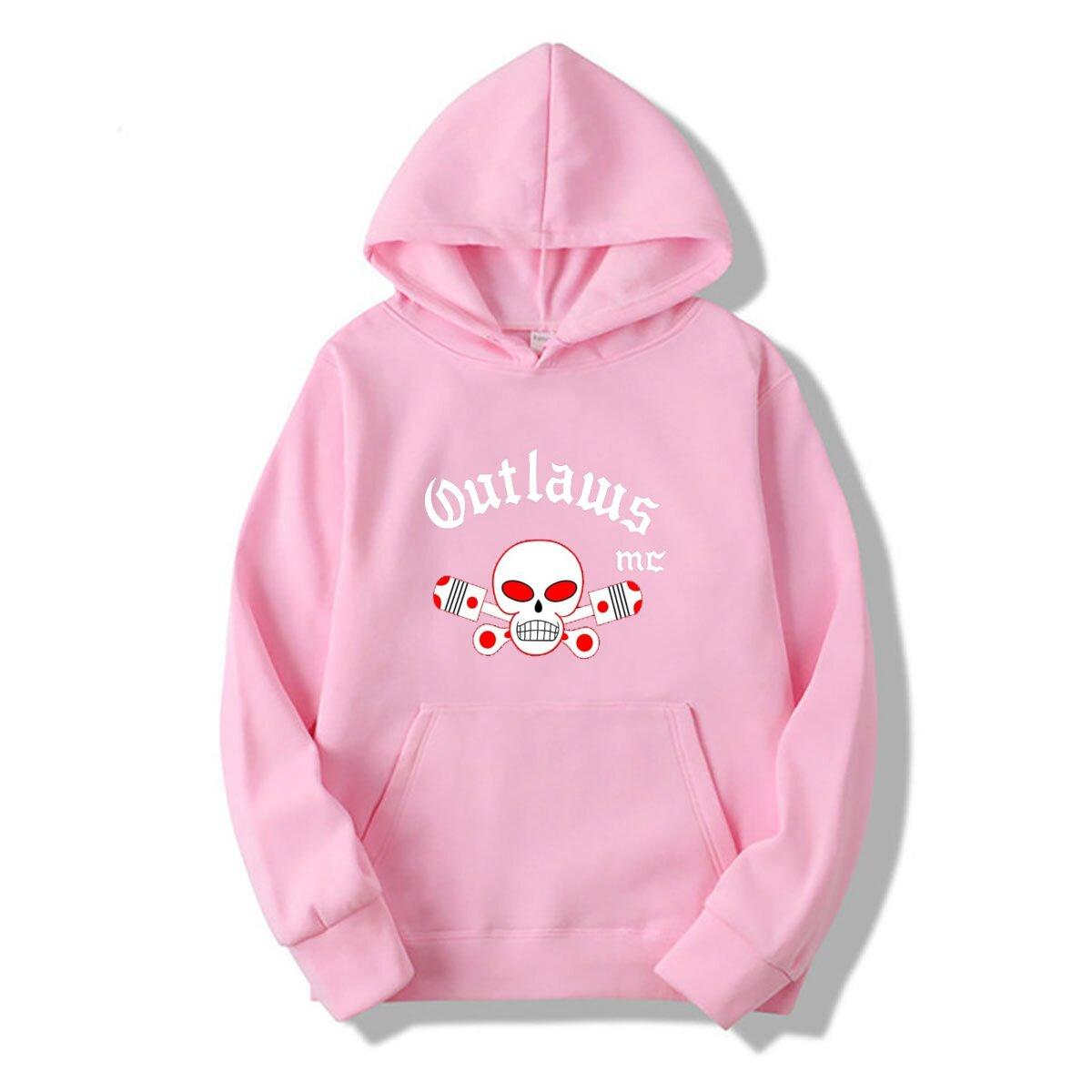 

Outlaws Mc Club hoodies Summer Distressed Outdoor Adjustable Cotton MC hoodies 2XL