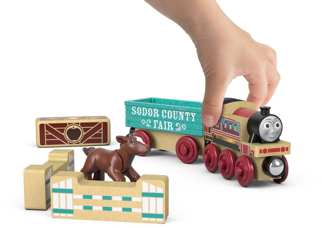 Thomas the Tank Engine Wooden Rail Series Rosie and Reward Pony FHM67