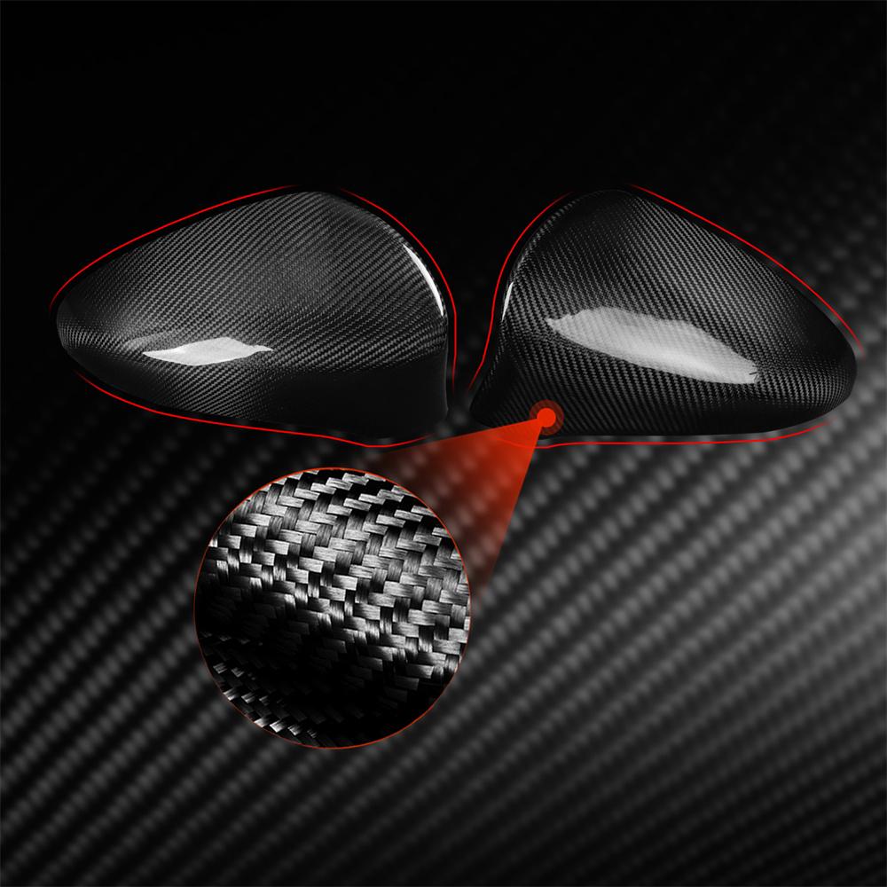 CARBON FIBER SIDE MIRROR COVER CAPS FIT FOR LEXUS IS200t IS250 IS350 LHD only