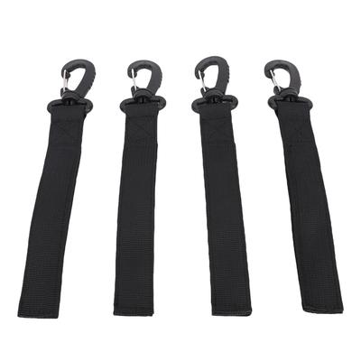 4PCS Correias de Remo de Caiaque Universal ?Fita de Fecho de Tecido? Suportes de Remo de Barco com Fivelas para Remo de Barco Rígido Inflável