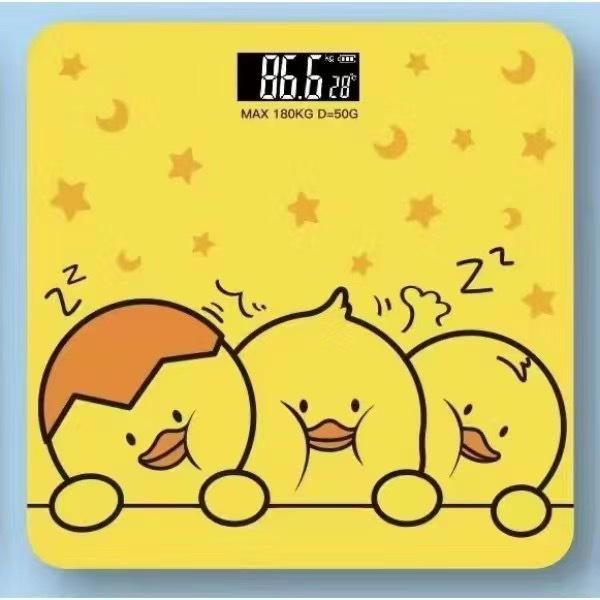 

Smart Electronic Body Scale for Students and Adults - Cute, Compact, with Rechargeable Battery Battery