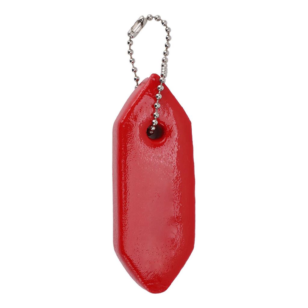 Floating Keychain NBR Strong Buoyancy Red Float Key Rings Pendant for Boating Surfing Outdoor Sports