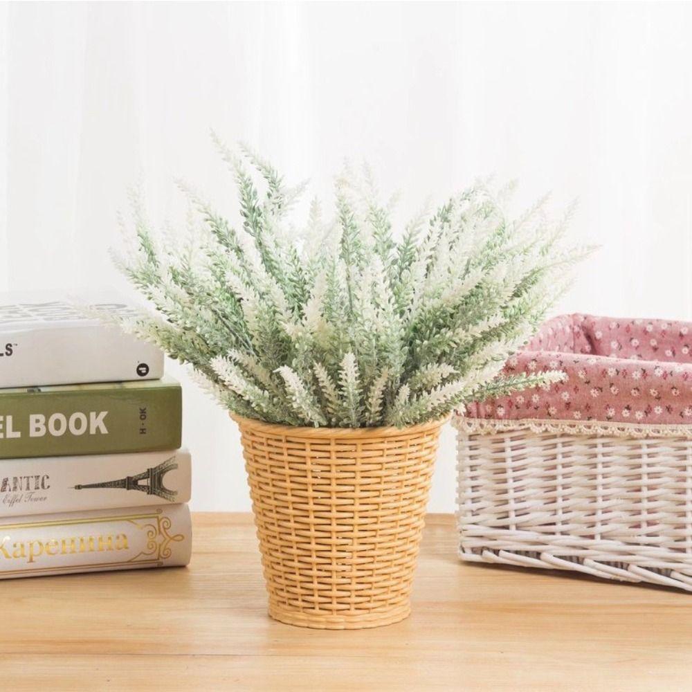 Supplies Plastic Artificial Flowers Floral Arrangement DIY Plastic Lavender Multicolor Wedding Decorative Flowers Home Table