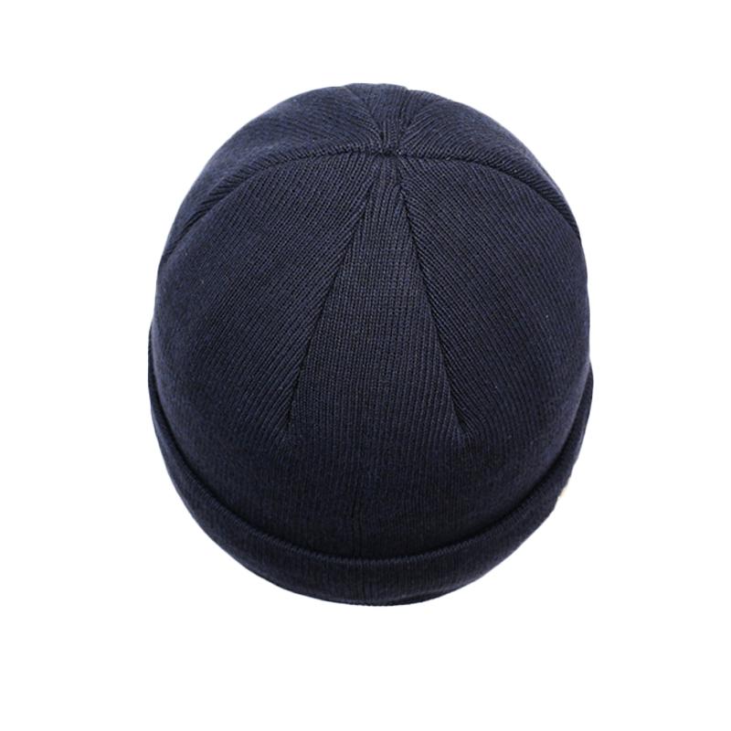 Ski Pullover Knitted Hat Men's Winter Warm Outdoor Cycling Cold-Proof Ear Protection Wool Cotton Hat