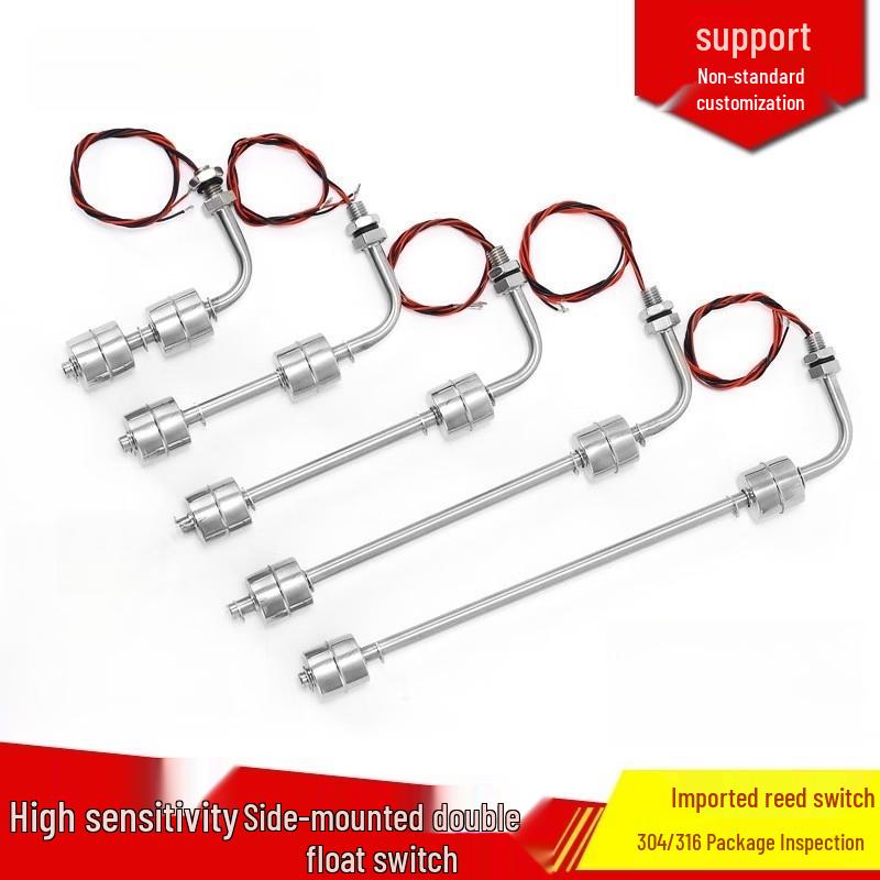 

Stainless Steel Side-Mounted Float Level Switch with Relay