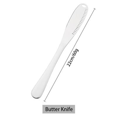 Ost Dessert Grädde Bröd Syltkniv Färgglad smörkniv Rostfri kniv kniv för västerländsk köksskärare Bestickverktyg