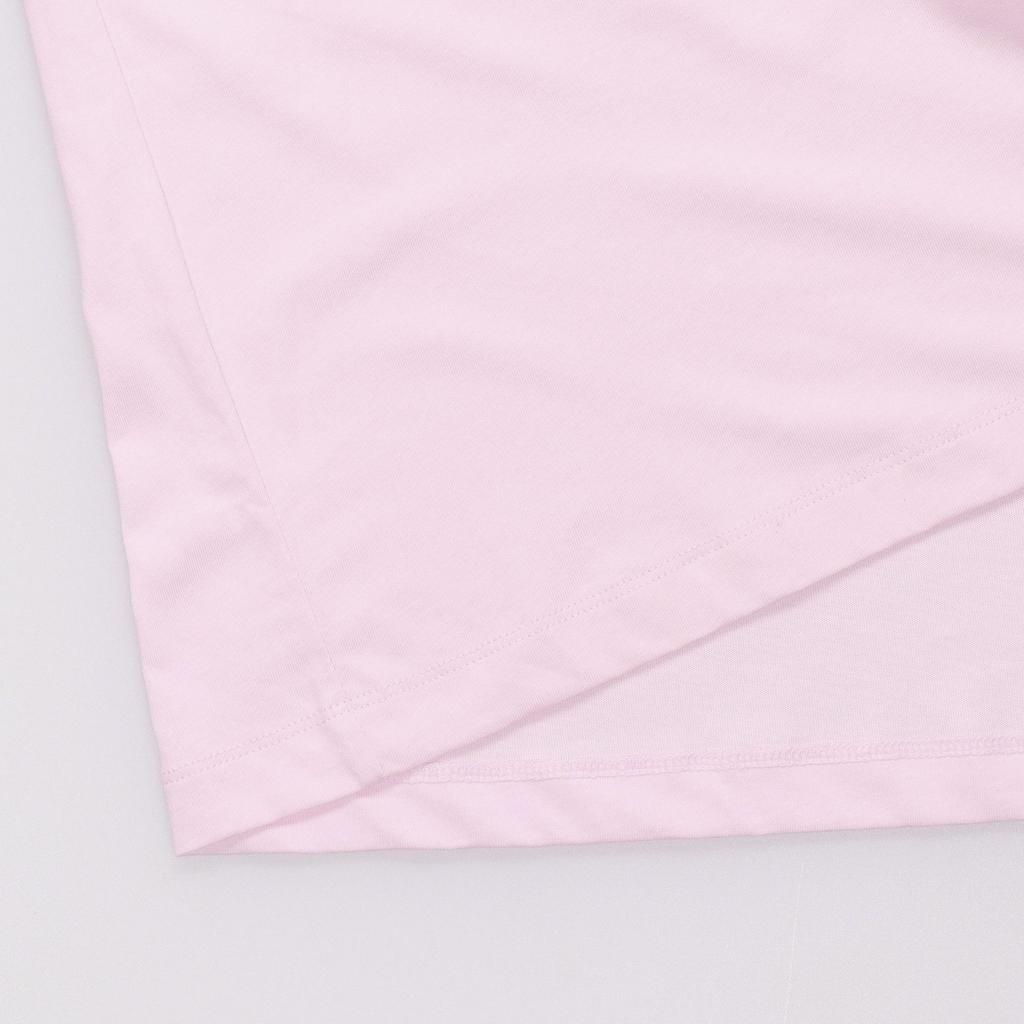 Nike T Shirts Men's Pink Crew Neck Moderate Straight Fit AR4999-665
