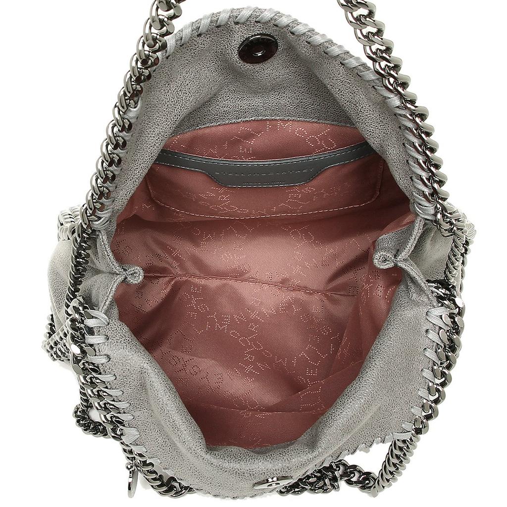 Kabelka Stella McCartney STELLA McCARTNEY 371223 W9132 1220 Falabella MINI TOTE SHAGGY DEER FALABELLA Taška přes rameno, jednoduchá, světle šedá, dámská [Položka]