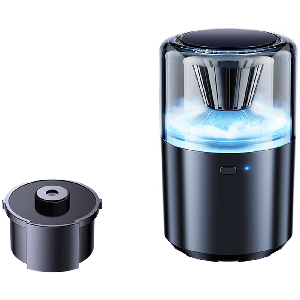 Wireless Car Aroma Diffuser Auto Start Stop with Six Color LED Lights and Multiple Adjustable Mist Spray Interval Options