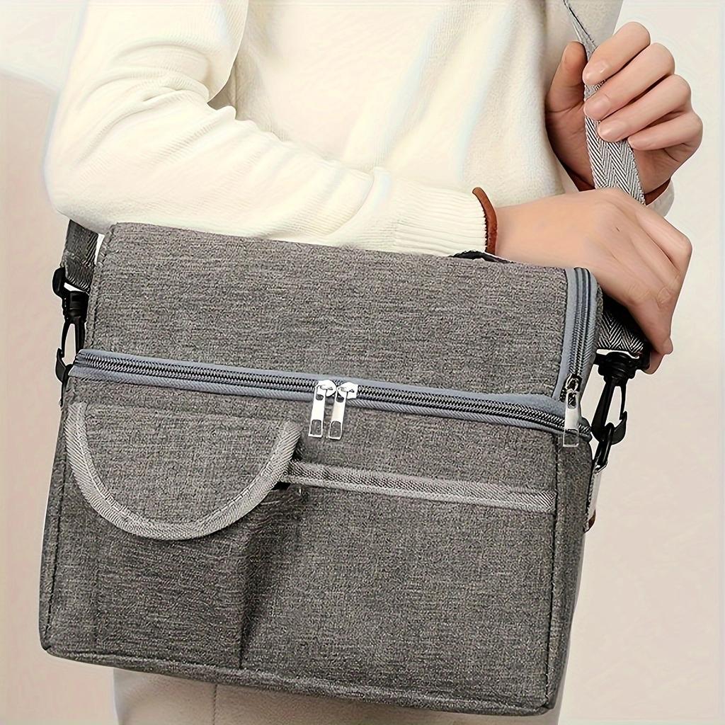 A Portable Insulated Lunch Box Bag for Carrying Breast Milk. One Piece.