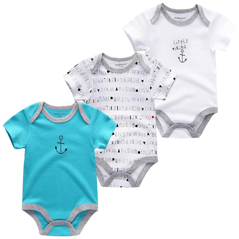 Baby Clothes Short Sleeve Cotton Baby Girl Clothes O-neck Cartoon Infantil Baby Boy Clothes Newborn Toddlers Jumpsuits Pajama Clothing Roupas De Bebe
