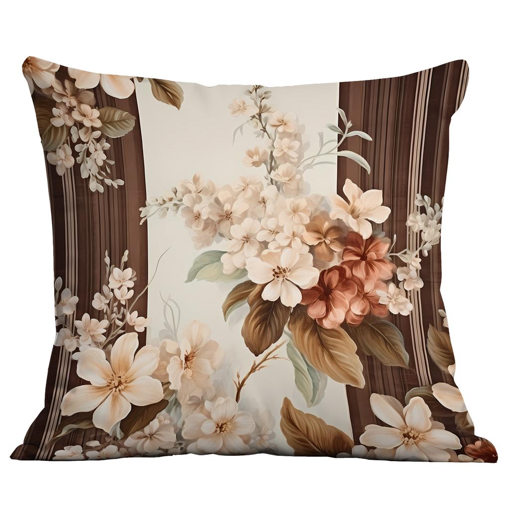 Ny Akvarell Pastoral Blommig Kuddfodral Hem Vardagsrum Soffa Kudde Kuddfodral Premium Hållbar Kvalitet