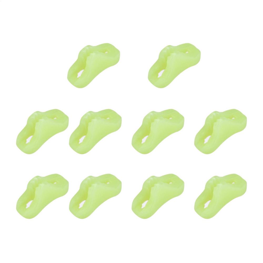 Tent Rope Buckle 10pcs Triangle Guyline Cord Tightener Glow In The Dark Tent Accessories Wind Rope Tensioner for Hiking Outings