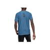 Adidas Stripe Logo Training Crew Neck Short Sleeve T-Shirt Men Tops Navy-Blue HU0112