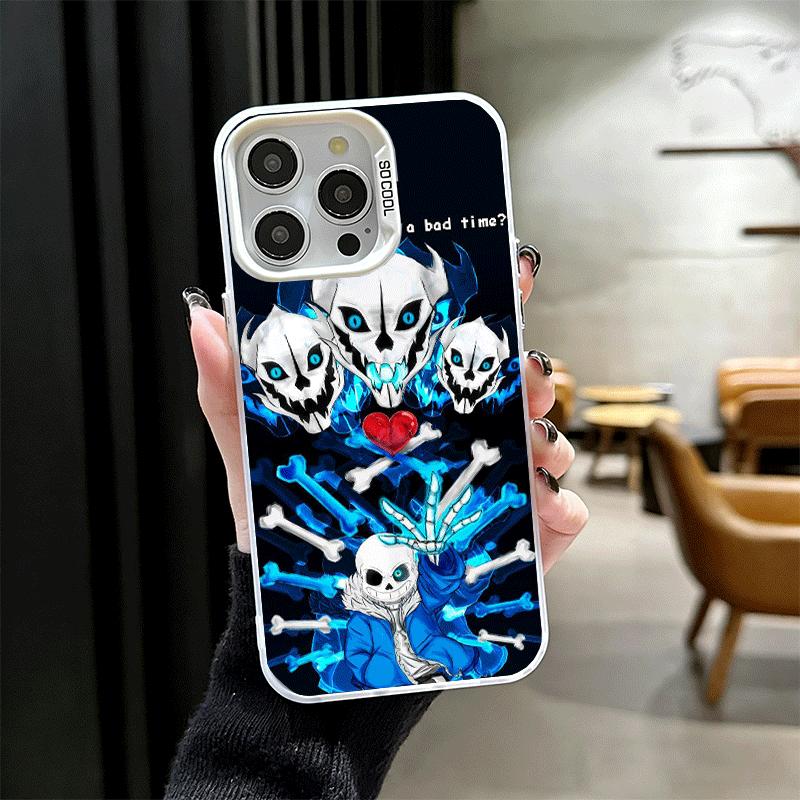 U-Undertale S-Sans Soft Phone Case for iPhone 15 16 17 Pro Max 17Air 16E 14 Plus 13 12 Mini Shockproof Cover Back Shell