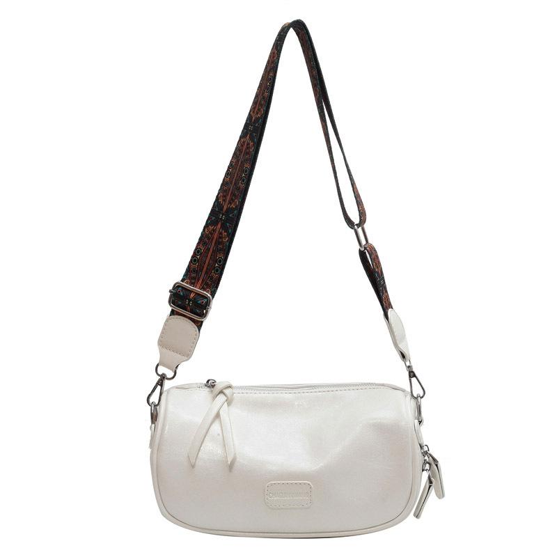 

Маленькая сумка высокого класса нишевого дизайна, женская, 2025, новая, модная, универсальная, в спортивном стиле, на плечо, модная сумка-мессенджер белый