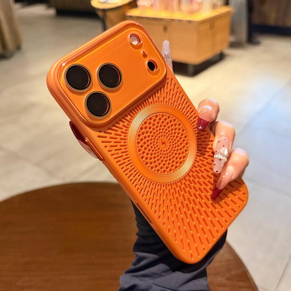 Matný magnetický chladicí kryt s ochranou čočky pro iPhone 17 Pro Max