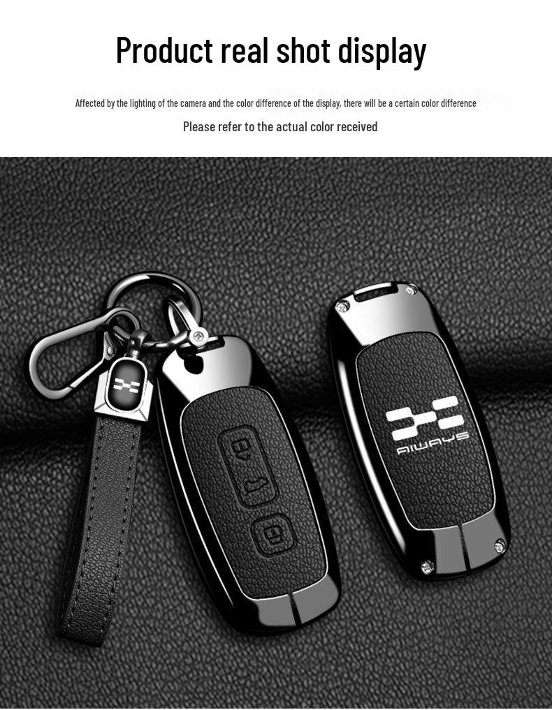 2024-2025 Arcfox U5/U6 Key Case: New Energy Vehicle Protective Shell with Remote Control Metal Buckle for Men and Women.