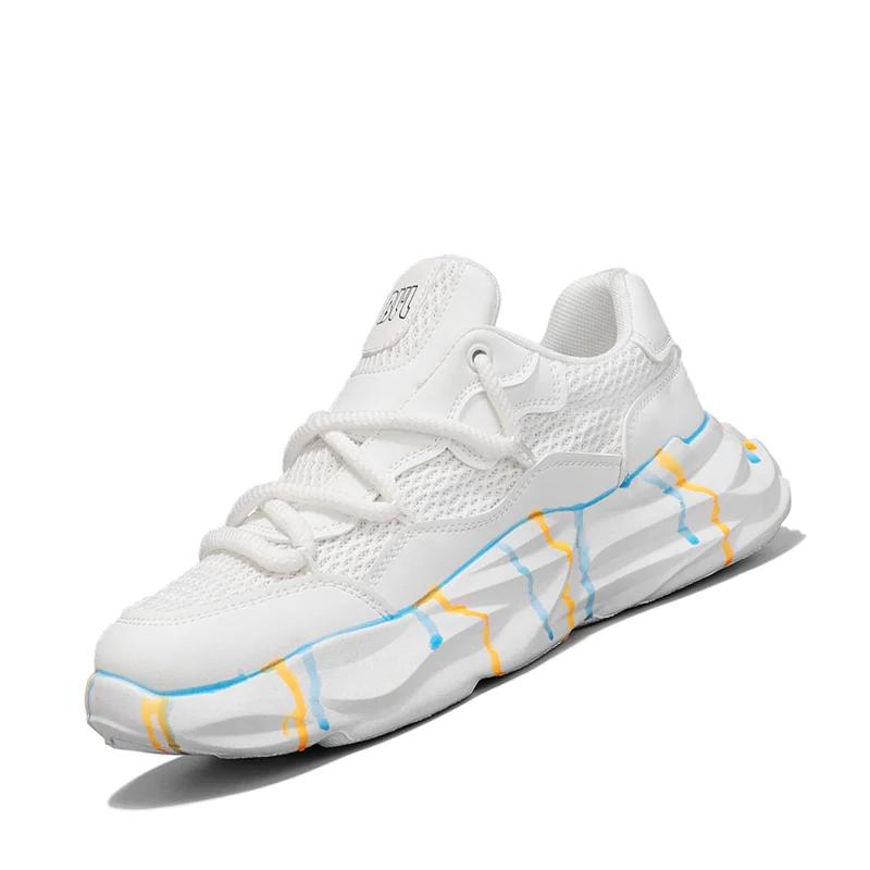 

Мужские кроссовки для бега из сетчатой ткани, дышащие, повседневные кроссовки для ходьбы, новинка 2024 года, последние мужские модные легкие спортивные кроссовки на шнуровке 39