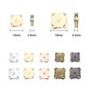10 Piece/Pack Magnetic Snap Button Metal Plum Blossom Sew On Button Clasps Fasteners For Purses Handbag Clothes DIY Accessorie