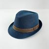 Sombrero Fedora de Primavera y Verano para Niños: Sombrero de Paja para Niños y Niñas, Protección Solar, Ropa de Viaje y Playa, Estilo Británico.