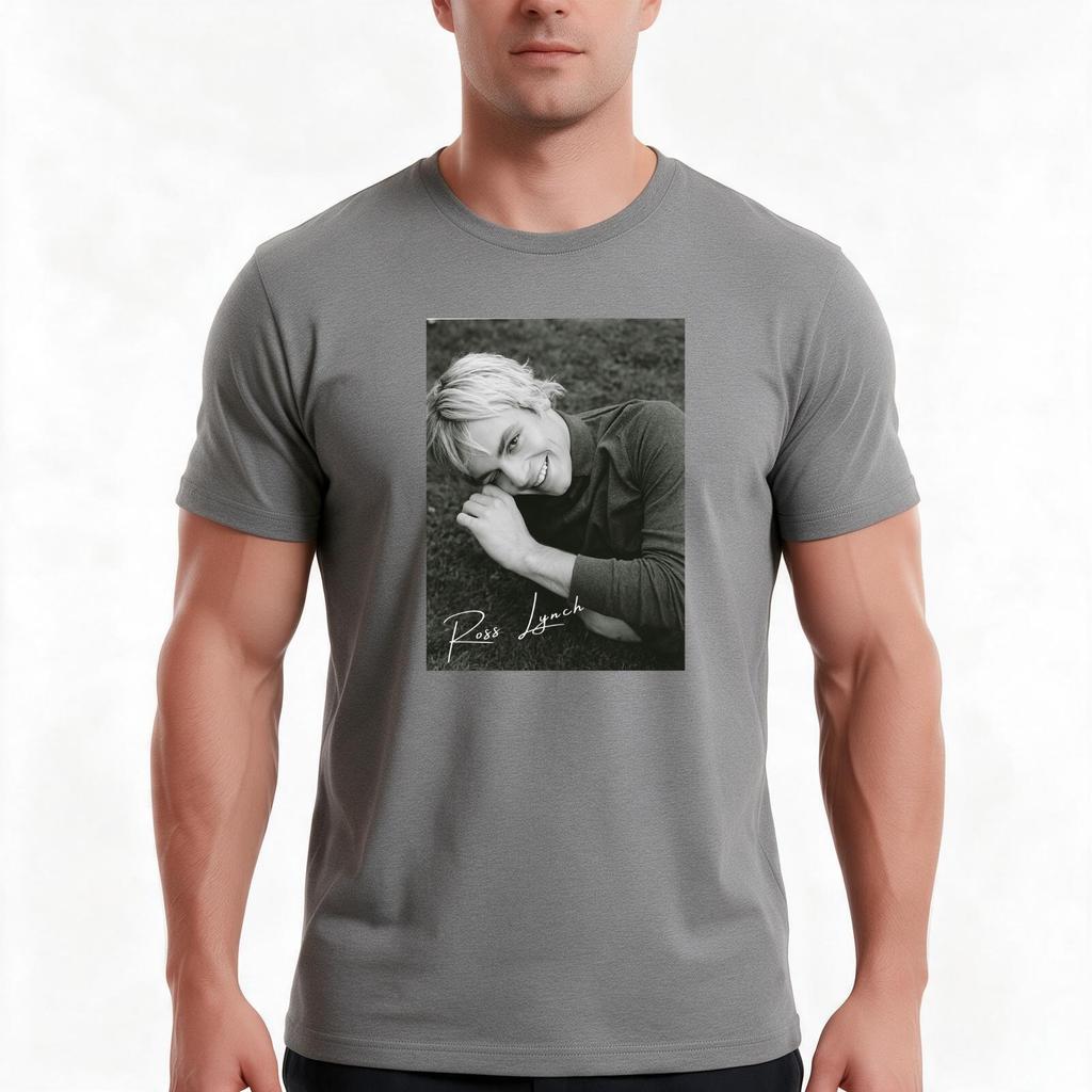Ross Lynch Tshirt Summer Casual Cotton Tee Oversized Streetwear Tops Vintage Graphic Print Loose Fit Short Sleeve