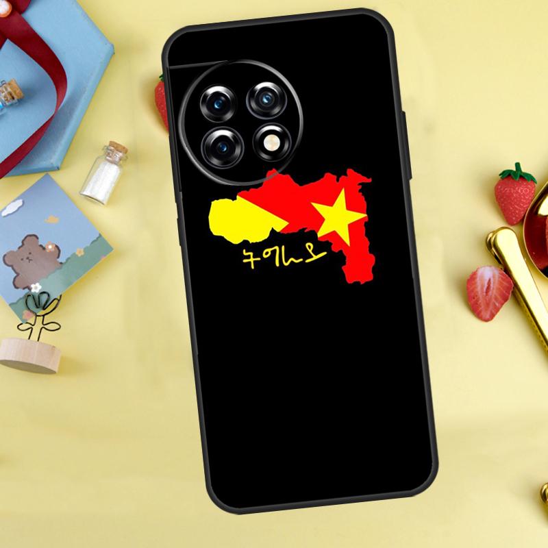 Tigray Flag Case For OnePlus 15 13 12 11 10 9 13T 13R 12R 10R 10T 8T Nord 5 CE 4 3 2 Lite N20 N30 Cover