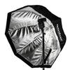 Godox Portable 120cm 47" Umbrella Octagon Softbox with Honeycomb Grid,2.8m Light Stand,Holder Bracket for Flash Speedlight