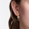 Dior Logo Metal Earrings Women earrings Gold E3310WOMRS