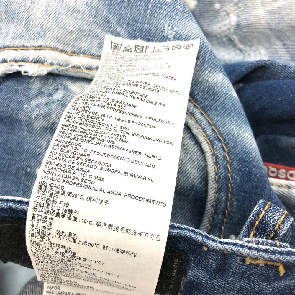 DSQUARED2 S75LB595 paint/apparel Denim pants Crush denim Denim pants cotton blue