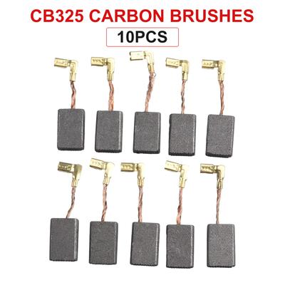 10 PCS Carbon Brush 17 X 11 X 5 Mm 194074-2 CB-325 CB325 Carbon Metal