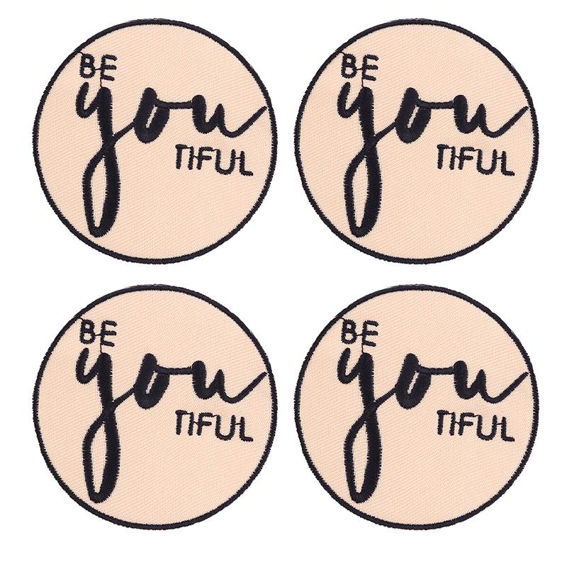 5pcs /Lots Letter Slogan Patch Letter Embroidered Patches Jackets Hats Sew Badges Patch Iron On Patches For Backpack Diy Stickers