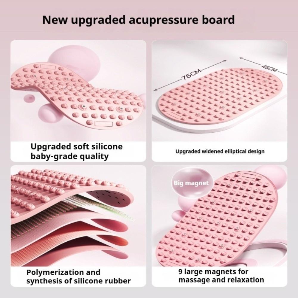 Liquid Silicone Acupressure Mat 45x75cm Foot Mat for Acupressure Anti-Fatigue Home Fitness