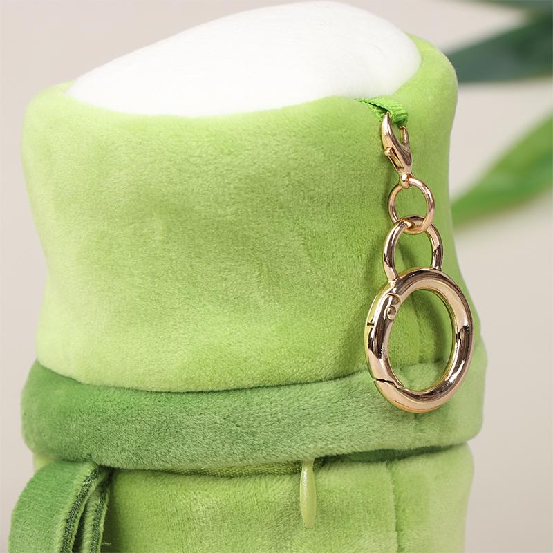 11Cm 2 In 1 Cute Bamboo Tube Panda Plush Kawaii Tearful Panda Stuffed Animal Plushie Super Soft Plush Panda Keychain