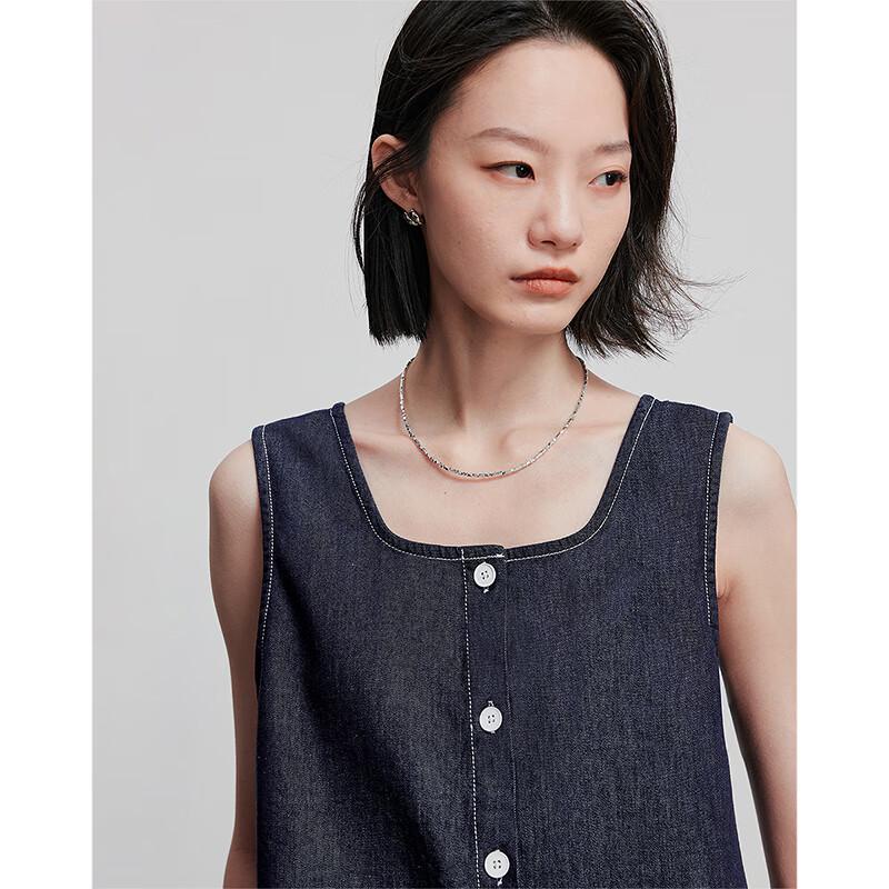 Chuyu Women's Vintage Denim Vest