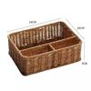 Imitation Rattan Wooden Storage Basket
