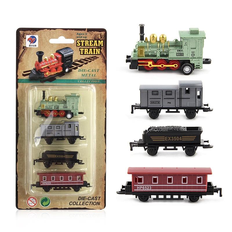 Luxurious Mini Steam Smoke Train Set Perfect Christmas Gift For Kids Deluxe Set