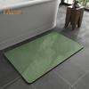 Bathroom Floor Mat Quick Absorbent Quick-Drying Diatom Mud Anti-Slip Solid Color Easy To Clean Multipurpose Bath Shower Sink Kitchen Carpet