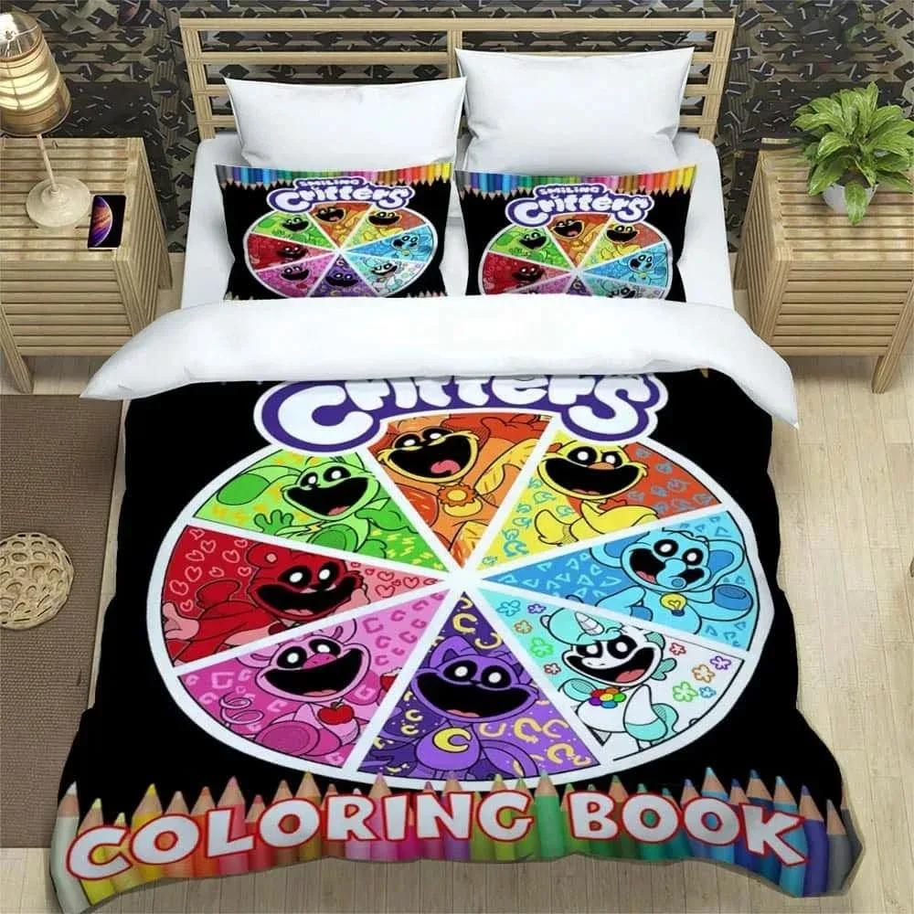 3D Cartoon S-smiling Critters Bedding Sets Exquisite Bed Supplies Set Duvet Cover Comforter Set Bedding Set Luxury Birthday Gift
