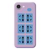 For iPhone 16e Case Socket Pattern Printing Straight Edge TPU Phone Back Cover