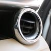 For Toyota RAV4 Rav 4 2013 - 2019 AC Air Vent Cover Ring 2Pcs Air Conditioning Outlet Sticker Decoration Frame Trim Accessories