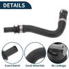 Radiator Hose Heater Hose No.30636987 for Volvo S40 2004-2013 Black Rubber 1 Pc Warm Air Outlet Pipe Good Sealing