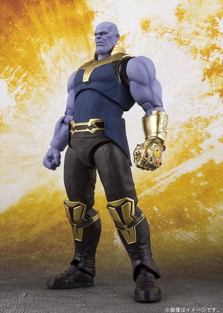 TAMASHII NATIONS Avengers Thanos 190mm malovaná pohyblivá figurka SHFiguarts (Avengers/Infinity War) Cca. PVC/ABS